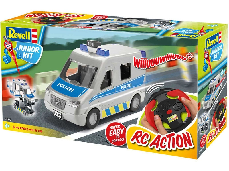Revell Junior Kit – policajná dodávka (1:20)