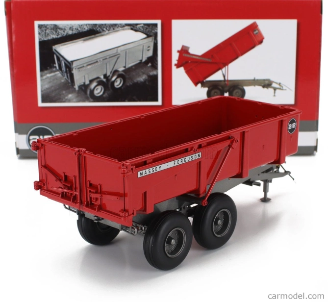 Universal hobbies Massey ferguson Trailer Mf 212 Generation 1 Tandem Tipping 1:32 Červená