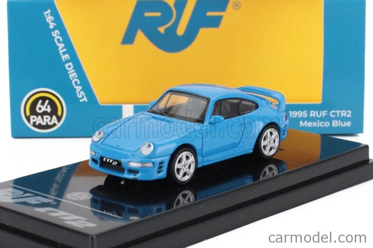 Paragon-models Porsche 911 993 Ruf Ctr 2 Coupe Lhd 1995 1:64 Blue