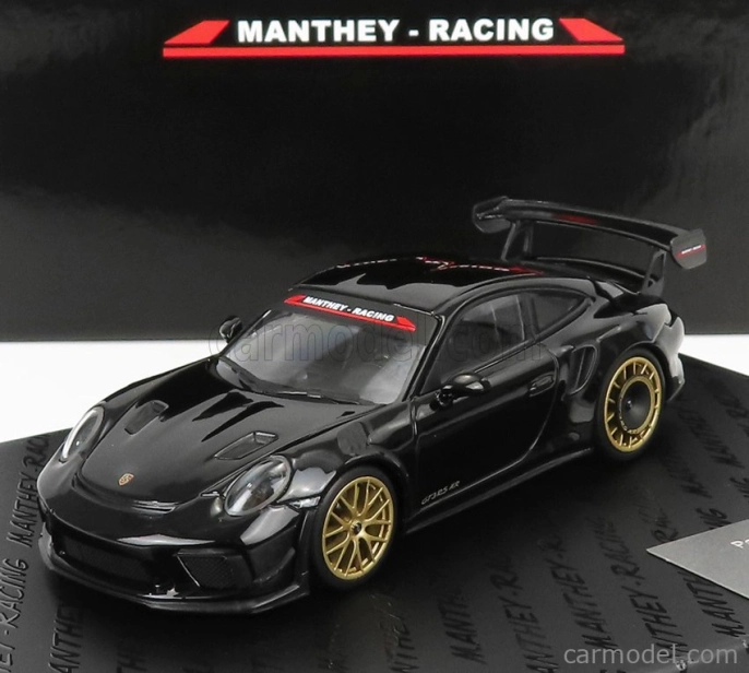 Minichamps Porsche 911 991-2 Gt3 Rs Mr Team Manthey Racing 2018 - Golden Rims 1:43 Black