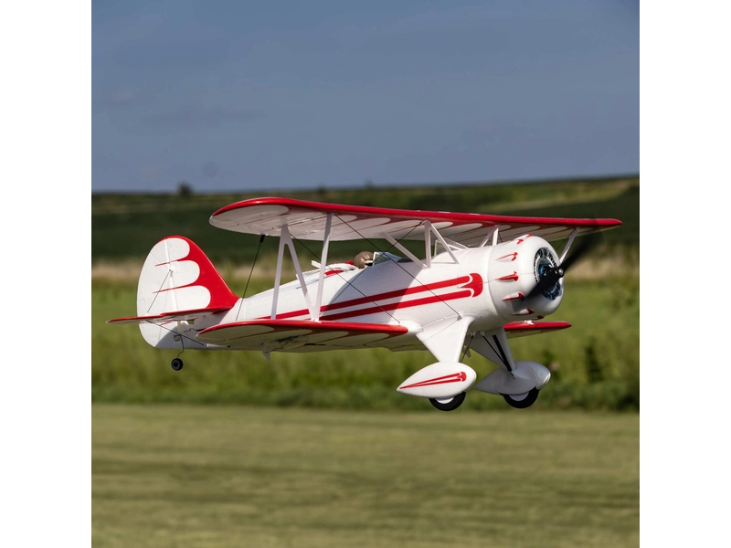 RC letadlo E-flite Waco 0.55m SAFE Select BNF Basic bílé
