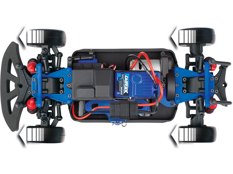RC auto Traxxas Rally 1:18 4WD RTR, oranžová