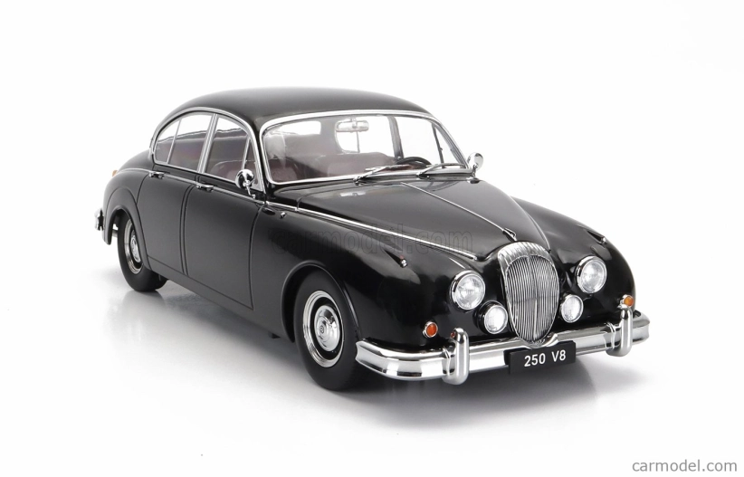 Kk-scale Daimler 250 V6 Lhd 1962 - Bordeaux Interior 1:18 Black
