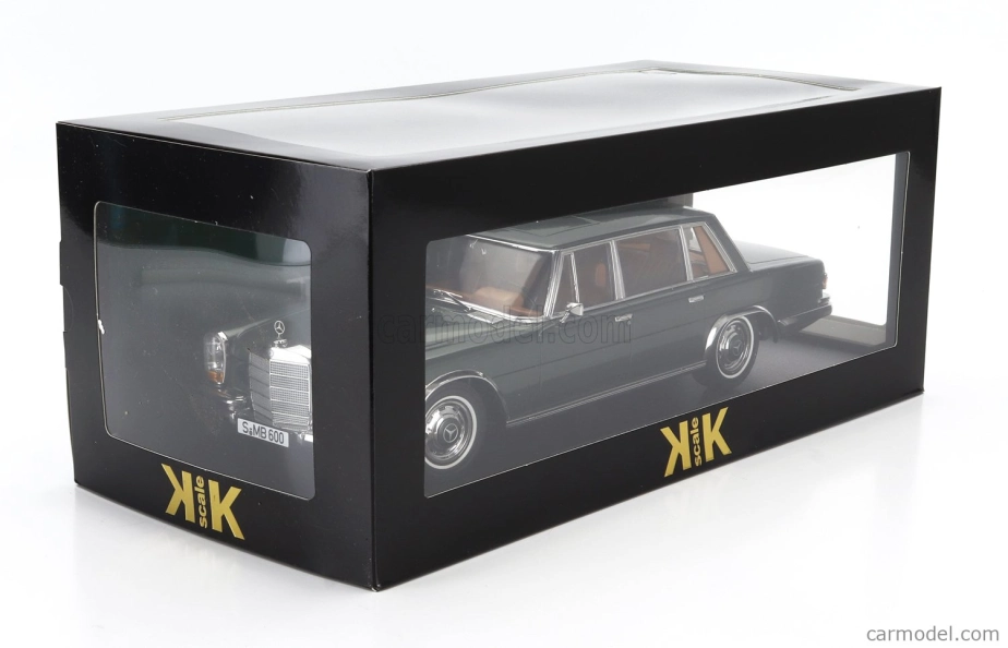 Kk-scale Mercedes benz S-class 600 Pullman (w100) 1963 1:18 Green Met
