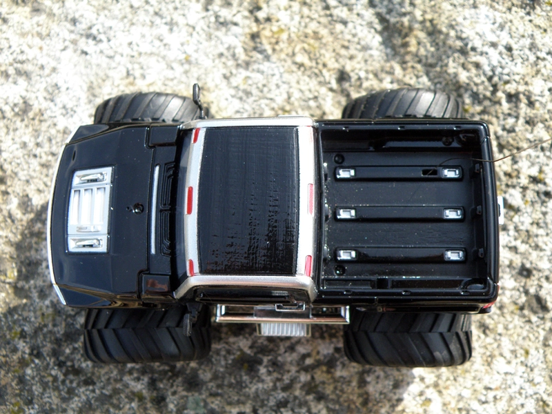 Mini RC Monster Truck, čierna