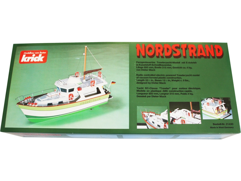 RC stavebnica Krick motorová jachta Nordstrand kit