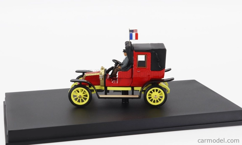 Rio-models Renault Ag1 Taxi De La Marne s vodičom 1914 1:43 Červeno-žltá