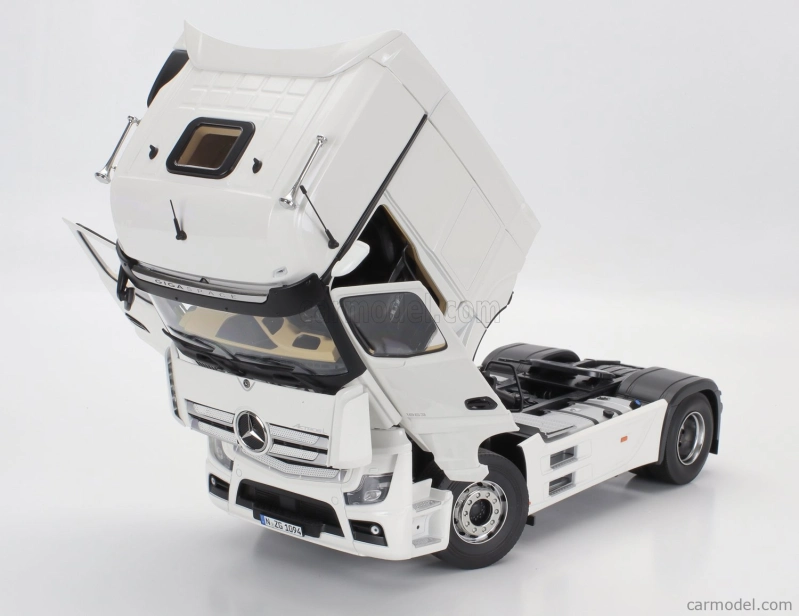 Nzg Mercedes benz Actros L 1863 Gigaspace 4x2 Tractor Truck 2-assi 2023 1:18 Bílá