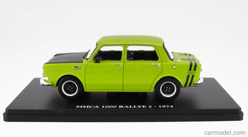 Edicola Simca 1000 Rally 2 1974 - Con Vetrina - S vitrínou 1:24 zelená čierna