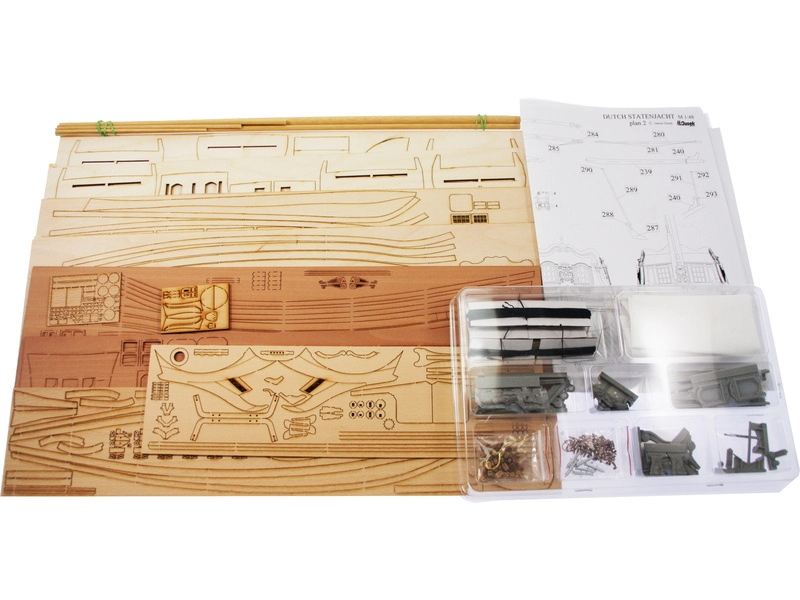 Dušek holandská štátna jachta 17. st. 1:48 kit