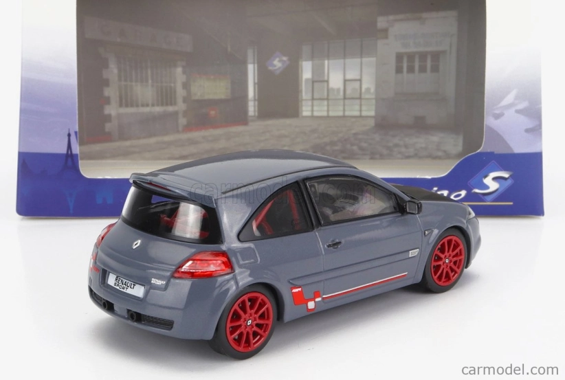 Solido Renault Megane Rs R26-r 2008 1:43 Šedá Červená