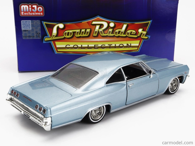 Welly Chevrolet Impala Ss 396 Coupe Low Rider 1965 1:24 Black