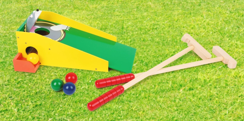 Malá noha Crazy Mini Golf Krtko Otvorené ústa