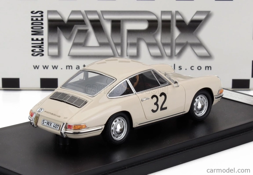 Matrix modely v mierke 1:43 Porsche 911s Coupe N 32 Test 24h Le Mans 1966