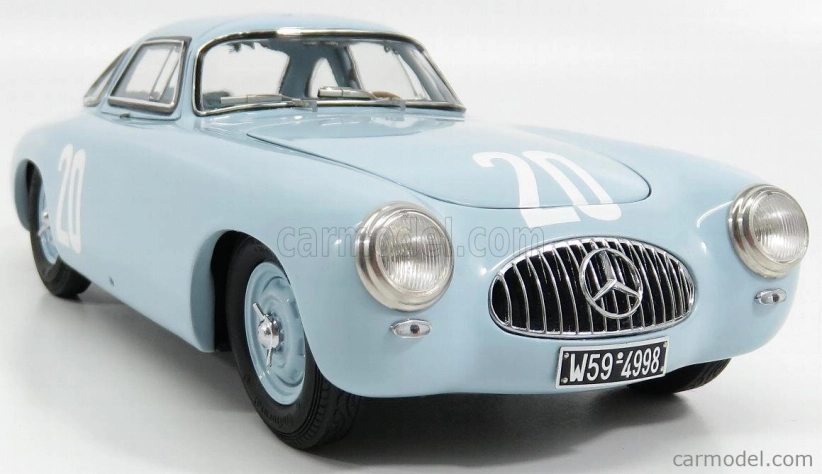 Cmc Mercedes benz 300sl (w154) Team Daimler-benz Ag N 20 2nd Bern Gp 1952 H.lang 1:18 Light Blue