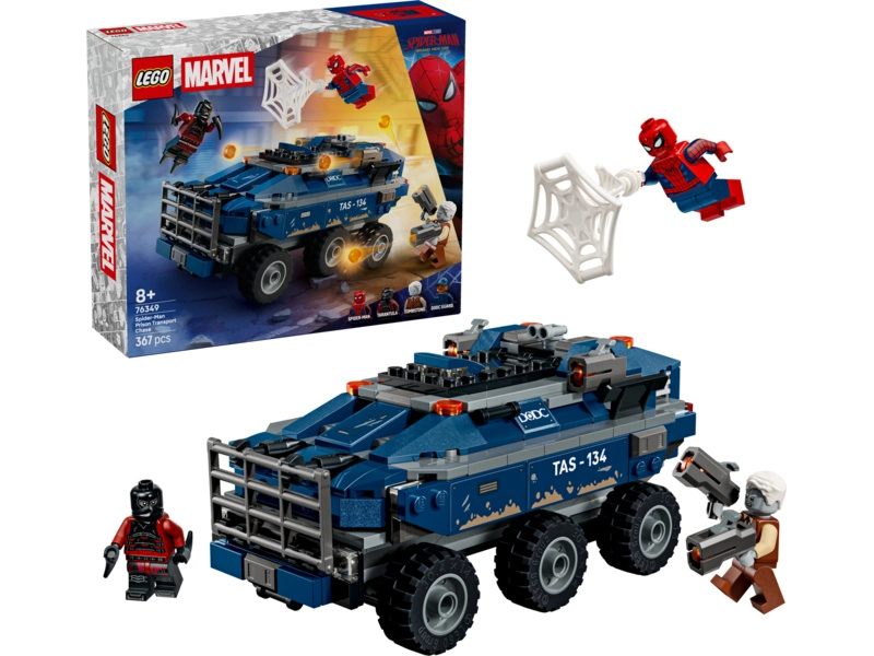 LEGO Marvel - Spider-Man a naháňačka za väzenským transportérom