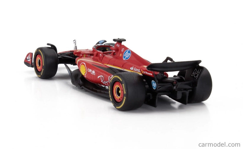 Bburago Ferrari F1 Sf-24 Team Scuderia Ferrari N16 Winner Monaco Gp 2024 Charles Leclerc 1:43 červeno-čierna
