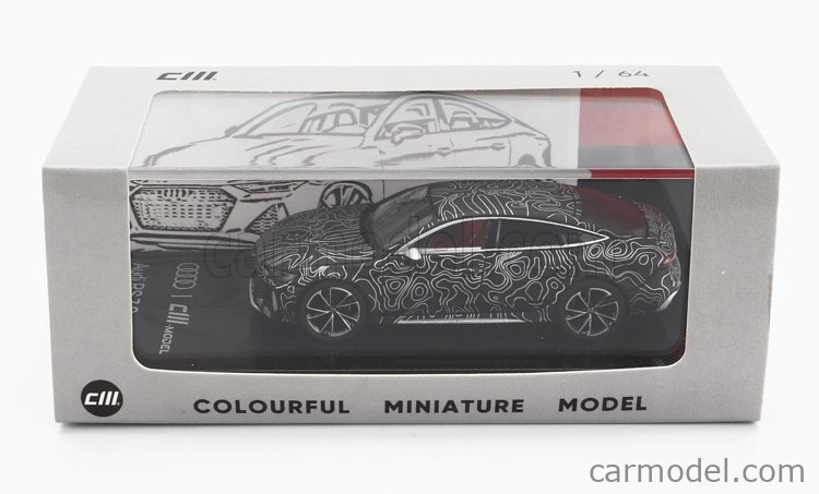 Cm-models Audi A7 Rs7 Sportback 2021 1:64 čierna strieborná