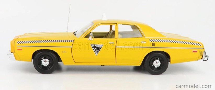 Greenlight Dodge Monaco Taxi City Cab Co 1978 - Rocky Iii Movie 1:18 Žlutá