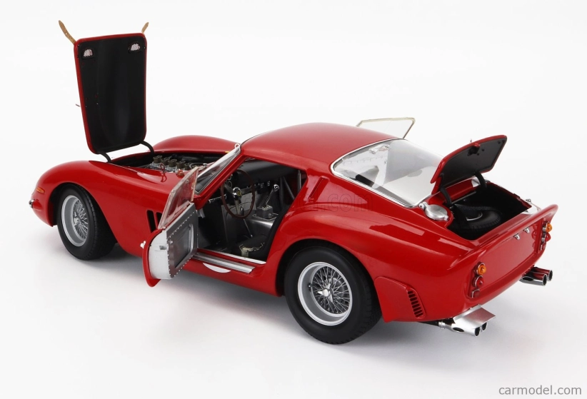 Kyosho Ferrari 250 Gto 3.0l V12 Team Equipe Nationale Belge N 22 1:18, červená