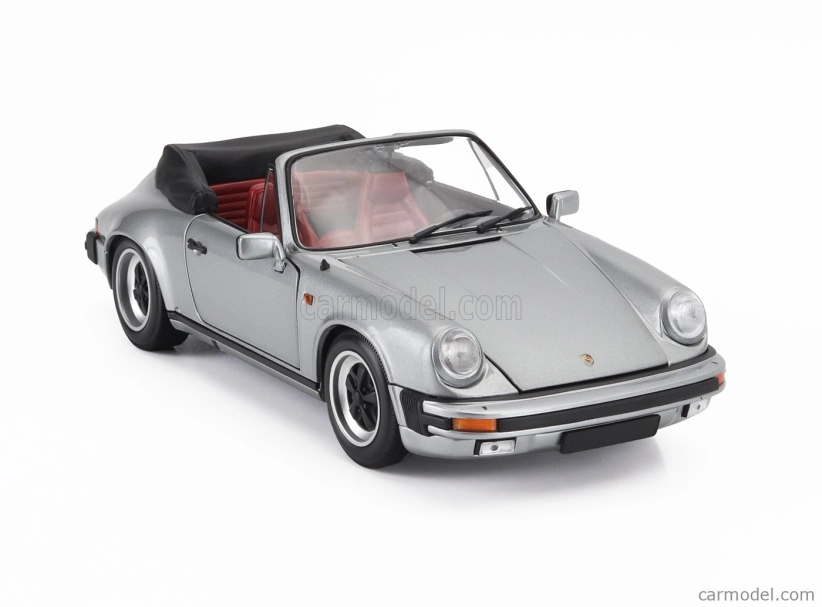 Minichamps Porsche 911 3.2 Carrera Cabriolet 1983 1:18 Grey Met