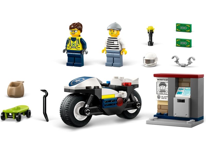 LEGO City - Policajná naháňačka na motorke