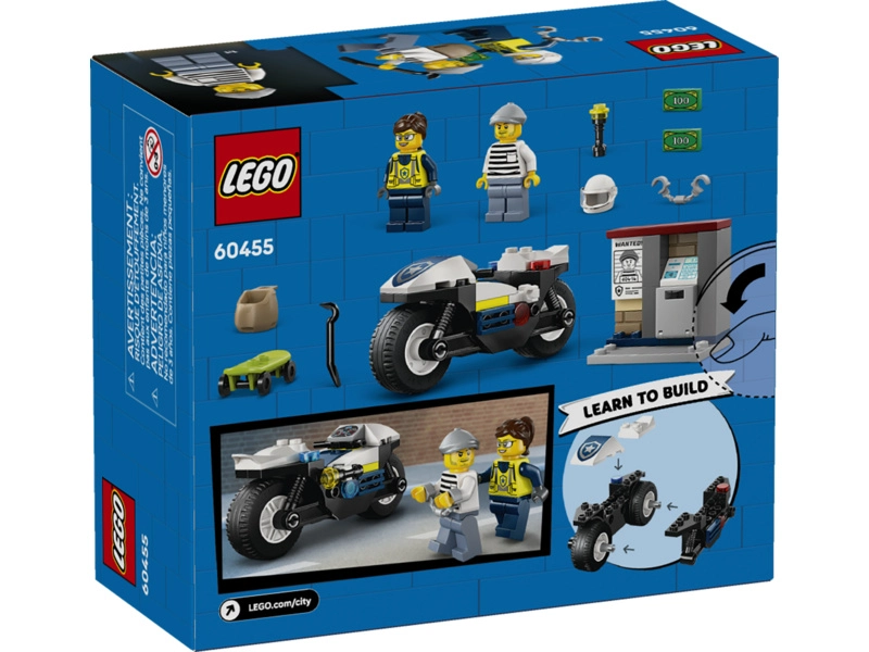 LEGO City - Policajná naháňačka na motorke