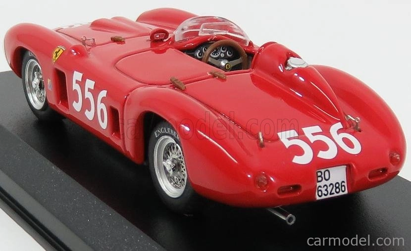Art-model Ferrari 860 Monza Spider Ch.0602 N 556 Mille Miglia 1956 L.musso 1:43 Červená biela