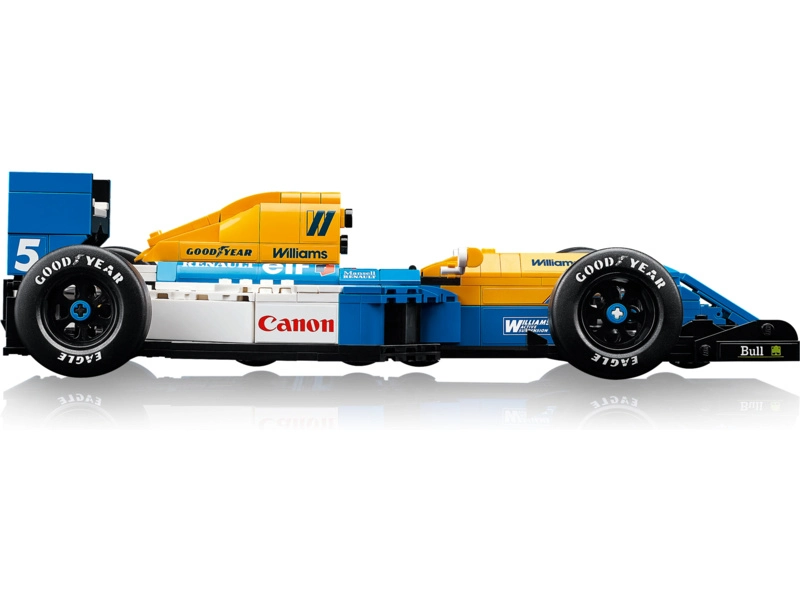 Ikony LEGO - Williams Racing FW14B a Nigel Mansell