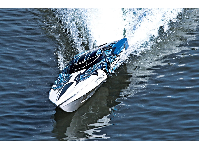 RC loď Traxxas Spartan TQi RTR, ružová