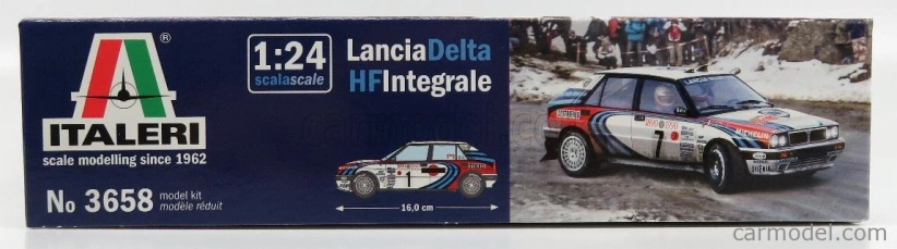 Italeri Lancia Delta Hf Integrale Martini 16v N 1 + Delta Hf Integrale 16v Martini N 7 1:24