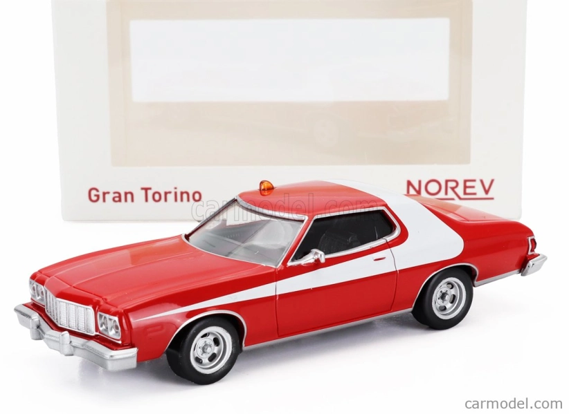 Norev Ford usa Gran Torino Coupe 1976 1:43 Červená Bílá