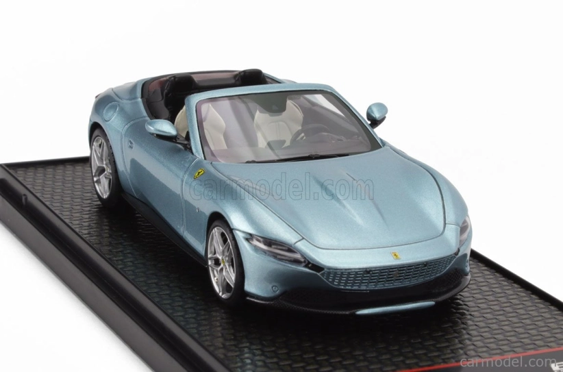 Bbr-models Ferrari Roma Spider Open 2020 1:43 Celeste Trevi - Light Blue Met