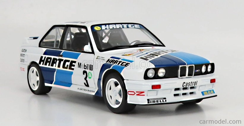 Solido BMW radu 3 (e30) Gr.a N 3 Rally Deutchland 1990 1:18 Biela 2 tóny Modrá
