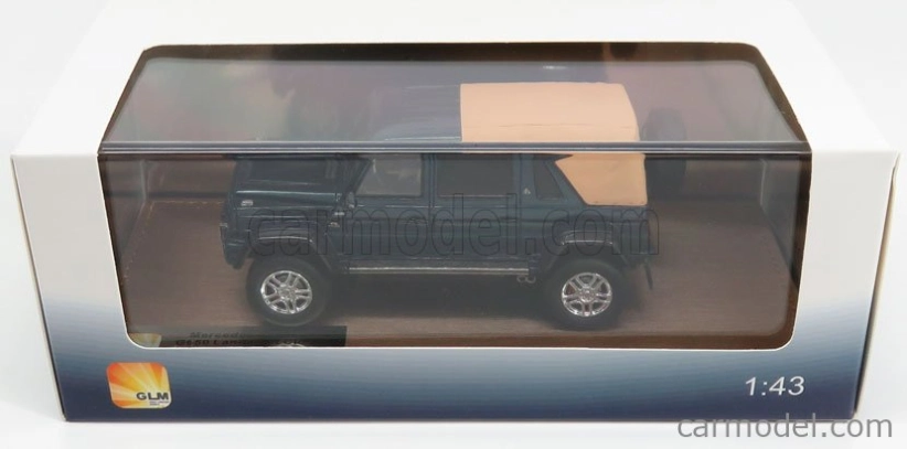 Glm-models Mercedes benz G-class G650 Maybach Close Roof 2017 1:43 Designo Blue Met