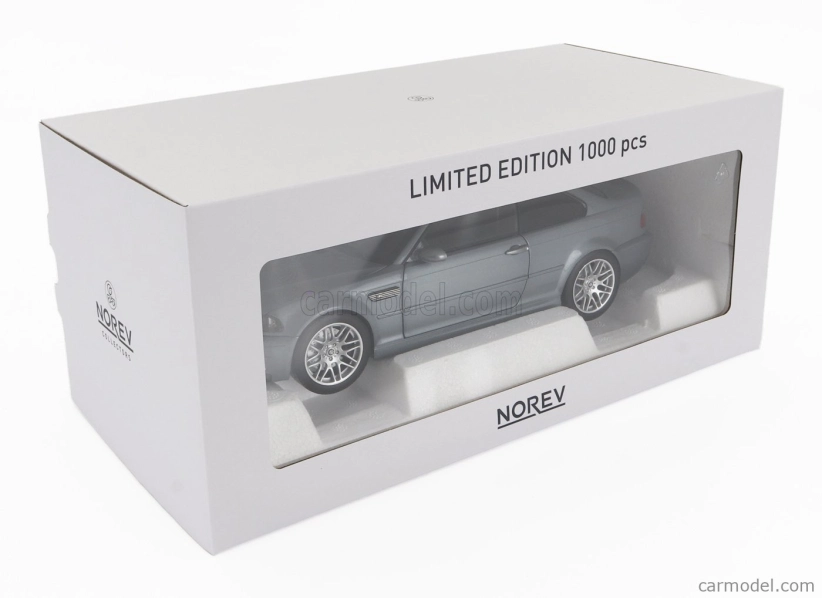 Norev BMW radu 3 M3 Csl (e46) Coupe 2003 1:18 Carbon Grey