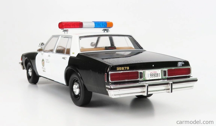 Greenlight Chevrolet Caprice Metropolitan Police 1987 - Terminator 2 Movie 1991 1:18