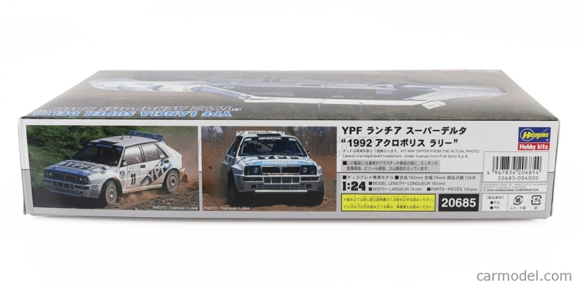 Hasegawa Lancia Delta Hf Integrale Ypf N 11 Rally Acropolis 1992 Jorge Recalde - Martin Christie 1:24 /