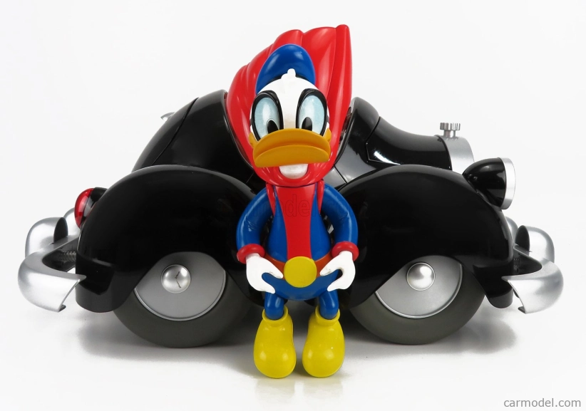 Edicola Disney 313 Auto Di Paperinik - Paperinik's Car - Paperino Donald Duck's 1:8 Black
