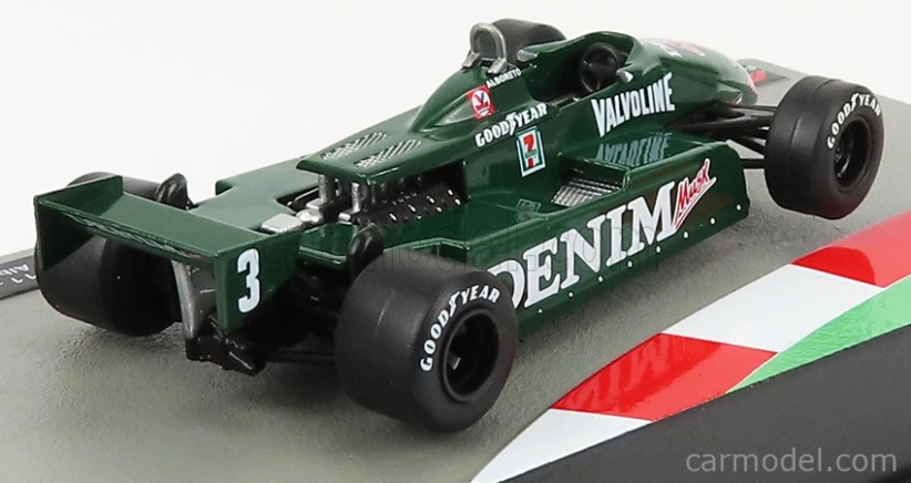 Edicola Tyrrell F1 011 Denim N 3 Sezóna Gp 1982 Michele Alboreto 1:43 Zelená