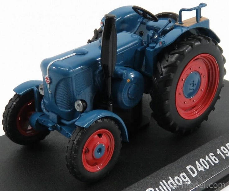 Edicola Lanz Bulldog D4016 Tractor 1957 - Con Vetrina - S vitrínou 1:43 Modrá červená