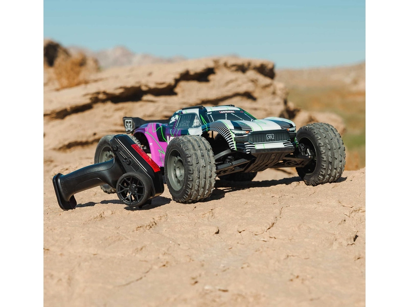 RC auto Arrma Vorteks Mega 550 1:10 RTR, fialové