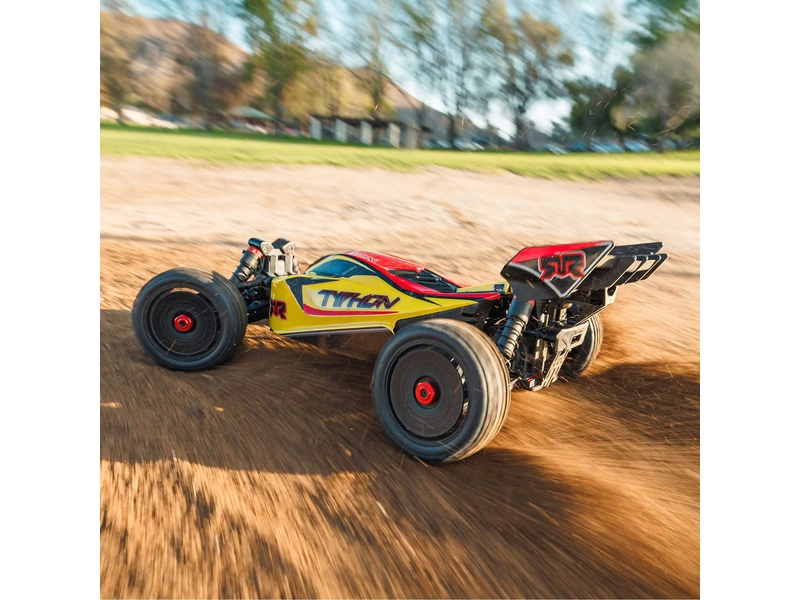 RC auto Arrma Typhon Mega 665 1:8 4WD RTR, červená