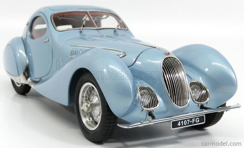 Cmc Talbot lago T150 Coupe C-ss Teardrop Figoni & Falaschi 1937 1:18 Světle Modrá Met