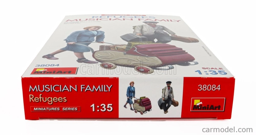 Miniart Figúrky Utečenci Muzikantská rodina 1:35 /