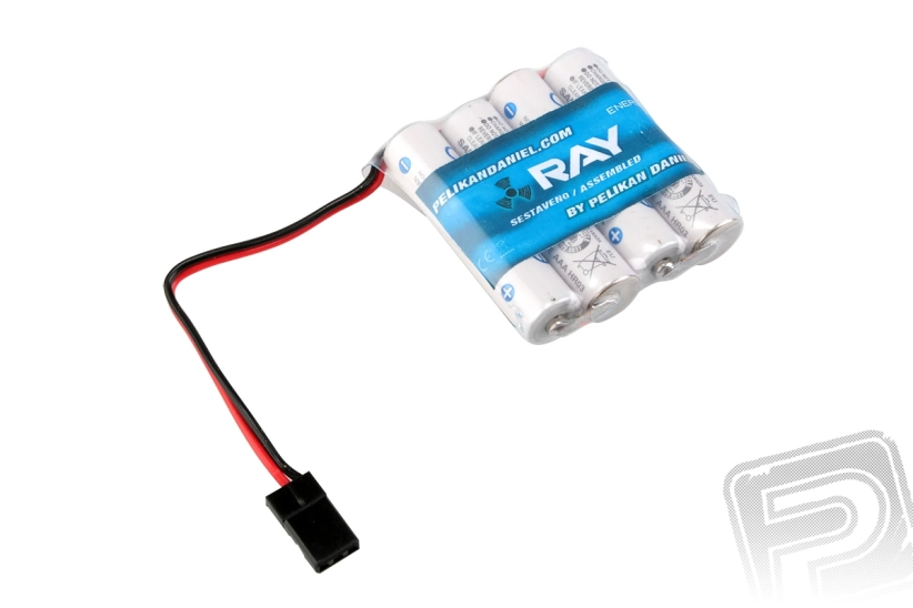4.8V 800 AAA ENELOOP Sanyo RX 4čl. přijímačový (plochý)