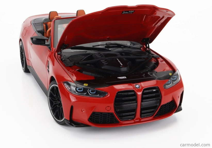 Minichamps BMW radu 4 M4 (g83) Cabriolet 2020 1:18 červená