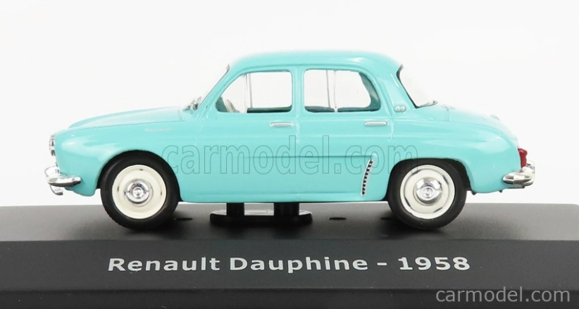 Edicola Renault Dauphine 1958 - Con Vetrina - With Showcase 1:43 Světle Modrá