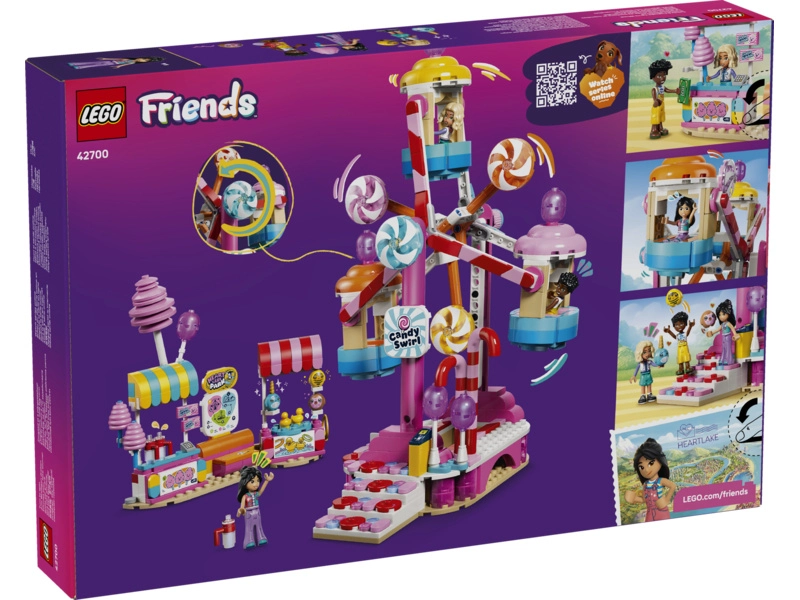 LEGO Friends - Kolotoč se sladkostmi a cupcaky