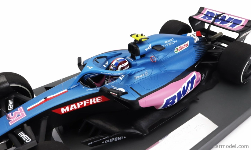 Minichamps Renault F1 A522 Team Alpine Bwt N 31 1:18, modrá